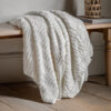 DF-GAL-5056693502975-1 Textured Rabbit Faux Fur Throw