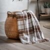 DF-GAL-5056693503019-2-1 Check Faux Mohair Throw