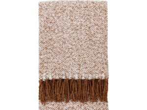 DF-GAL-5056693503026-1-1 Herringbone Faux Mohair Throw