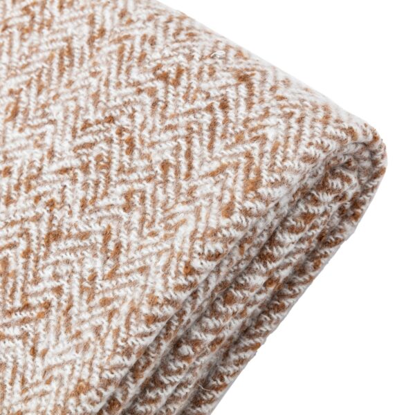 Herringbone Faux Mohair Throw