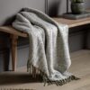 DF-GAL-5056693503064-1 Check Faux Mohair Throw