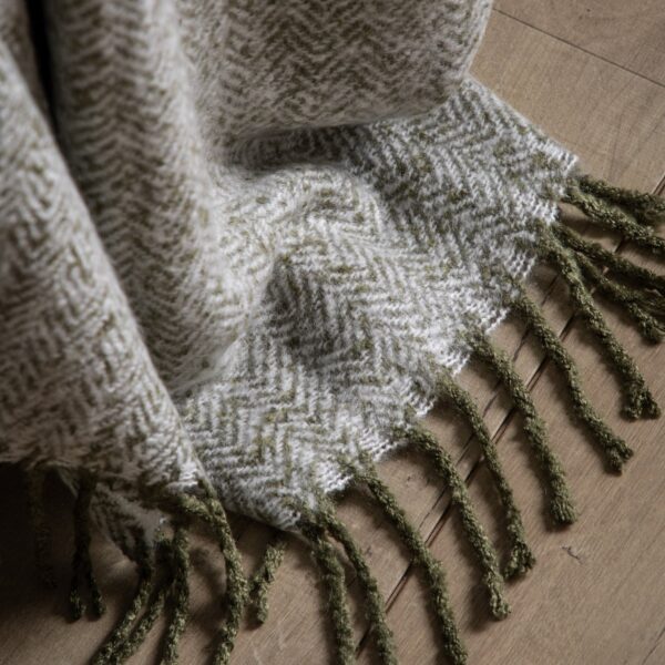 DF-GAL-5056693503064-2 Check Faux Mohair Throw