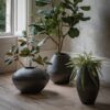 Artistic Aluminium Vase Arrow