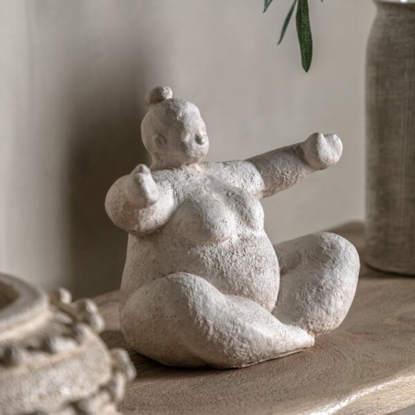 Lady Cement Decoration