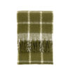 Poly Faux Mohair Check Throw