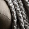 Jacquard Velvet Knitted Throw