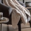 Jacquard Velvet Knitted Throw