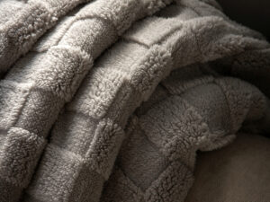 Oakley Checked Sherpa Throw