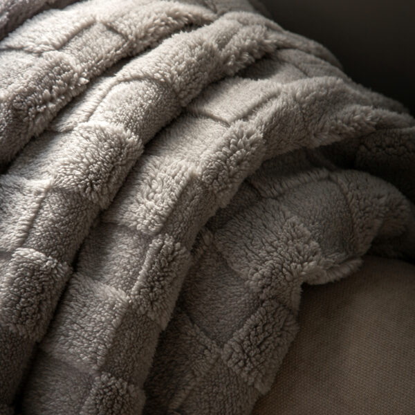 DF-GAL-5056693563341-1 Oakley Checked Sherpa Throw