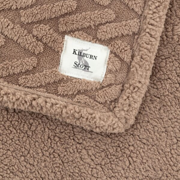 Herringbone Sherpa Throw