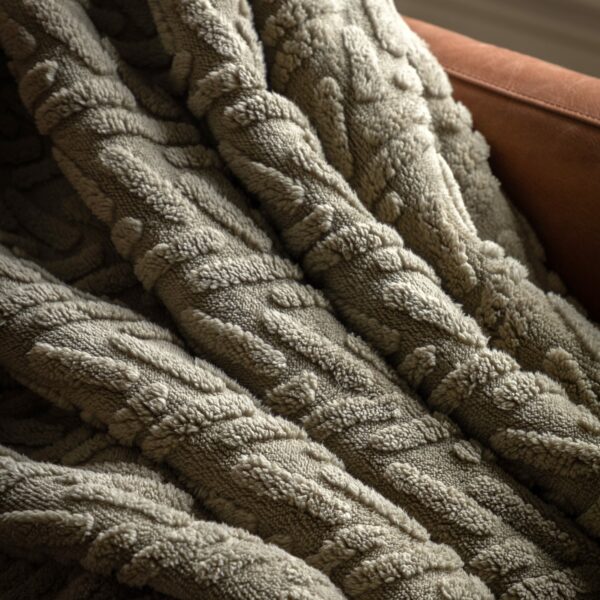Herringbone Sherpa Throw