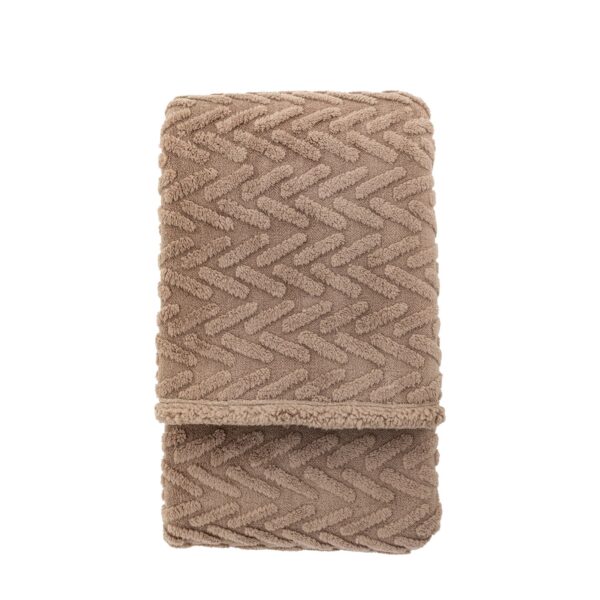 Herringbone Sherpa Throw