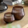 Glass Filled Candle 2pk