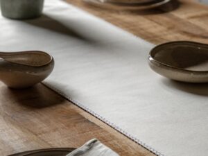 Linen Effect Table Runner