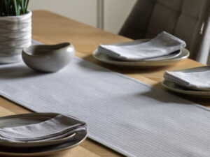 Woven Striped Table Runner