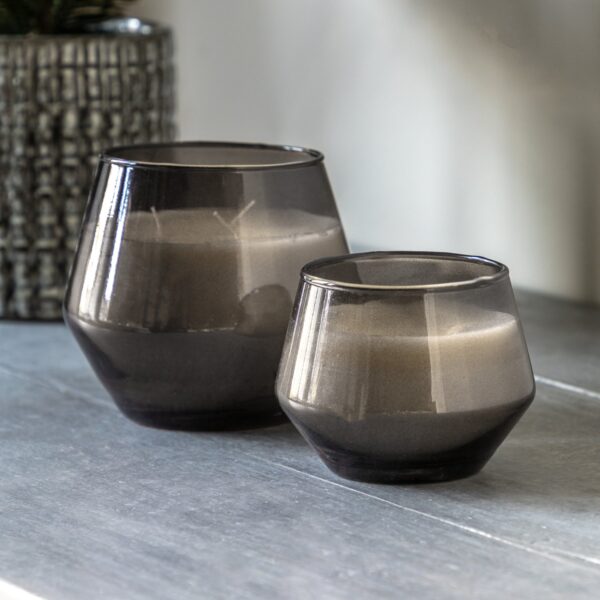 Glass Filled Candle 2pk