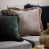 Cut Velvet Fringe Cushion