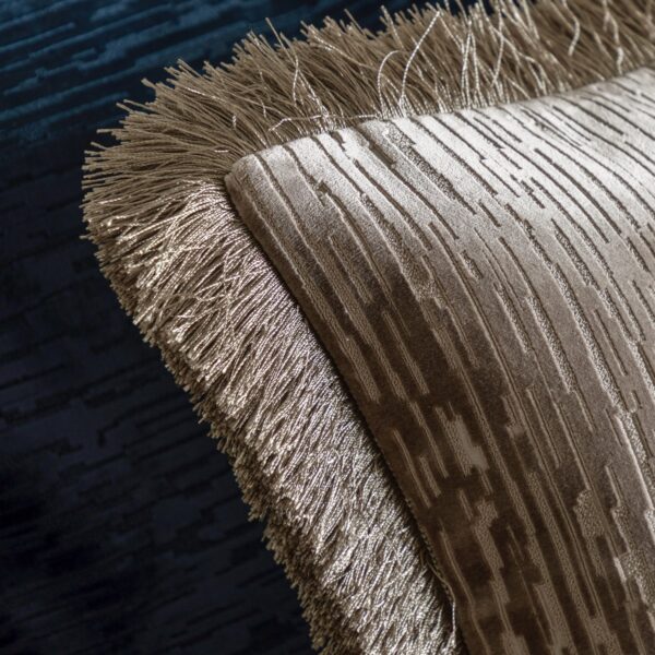 Cut Velvet Fringe Cushion
