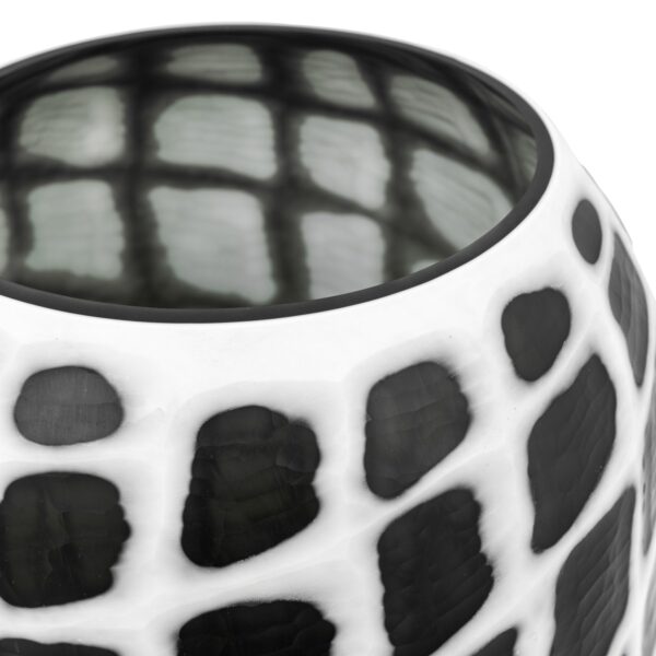 DF-GAL-5056693580317-1 Valencia Handblown Carved Mono Glass Vase