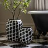 DF-GAL-5056693580317-2 Valencia Handblown Carved Mono Glass Vase