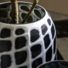 DF-GAL-5056693580317-3 Valencia Handblown Carved Mono Glass Vase