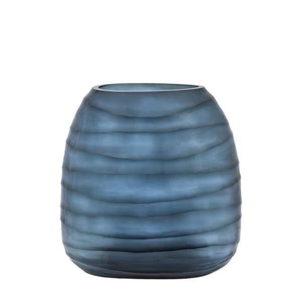Sintra Handblown Carved Glass Vase
