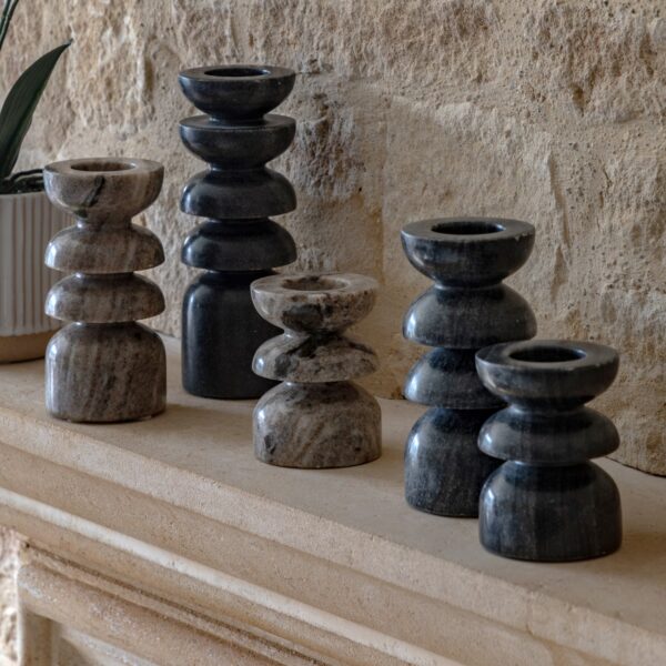 DF-GAL-5056693580393-4 Azuaga Marble Tealight Candlestick