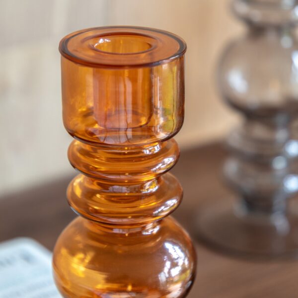 Movera Glass Taper Candlestick
