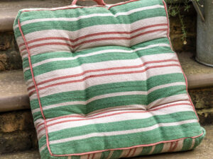 Sina Stripe Woven Floor Cushion