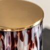 Confetti Candle Brown
