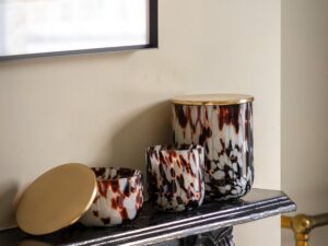DF-GAL-5056693591771-1 Confetti Candle Brown