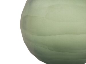 Bevelled Glass Globe Vase