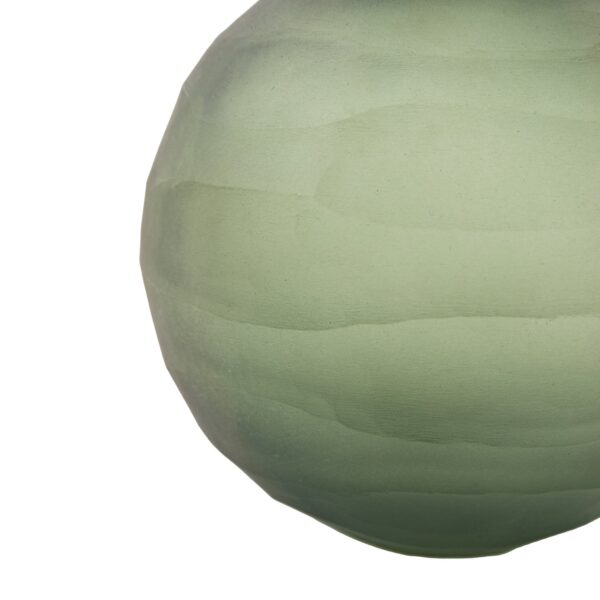 Bevelled Glass Globe Vase