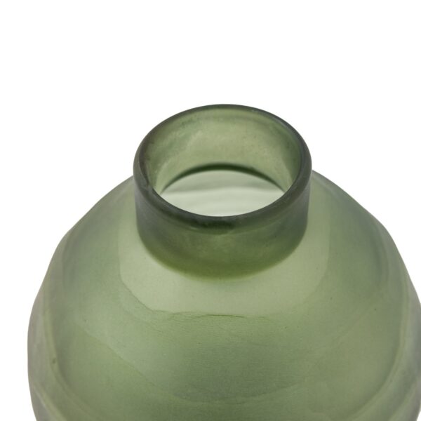 Bevelled Glass Globe Vase