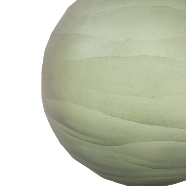 Bevelled Glass Globe Vase