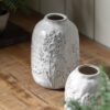 Meadow Embossed Ceramic Vase