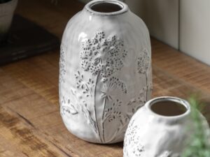 DF-GAL-5056693592006-1 Meadow Embossed Ceramic Vase
