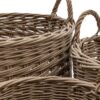 Hand Woven Willow Storage Basket Nest Set of 3