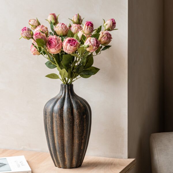 Faux Stem Vintage Rose 6pk