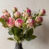 Faux Stem Vintage Rose 6pk