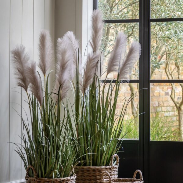 DF-GAL-5056693592747-4 Potted Grass with Pampas Seed Heads