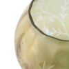 Floral Etched Iridescent Tealight Holder