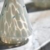 White Confetti Glass Tree Decoration