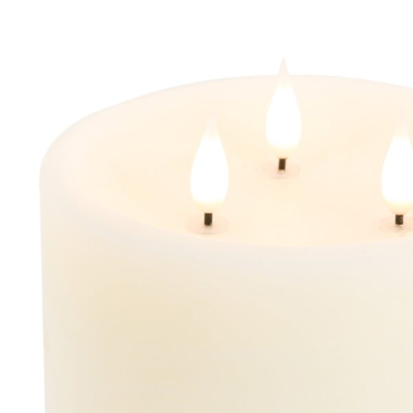 LED 3 Wick Candle
