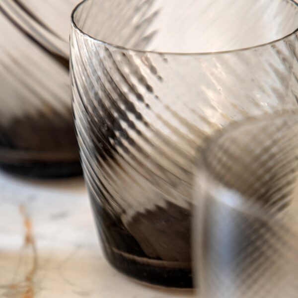 Swirl Tumbler Glass 4pk