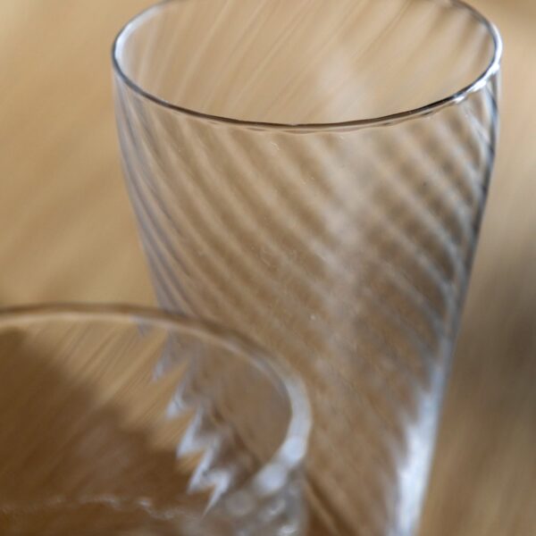 Swirl Flute Glass 4pk