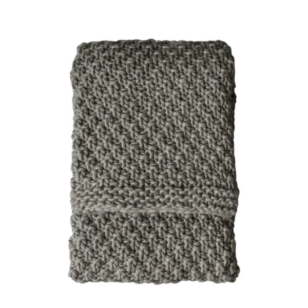 Moss Chunky Knitted Throw