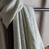 Herringbone Faux Mohair Throw