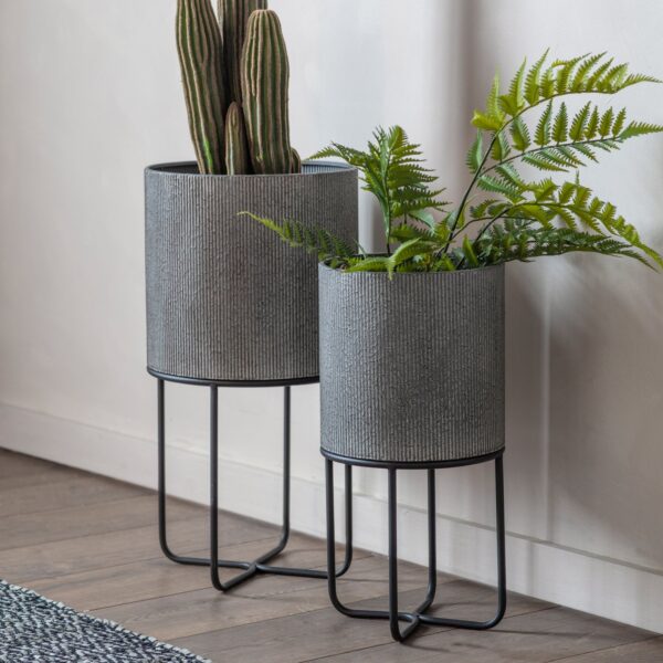 Eda Metal Planter Set of 2