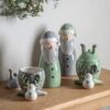 Reindeer Pot with Lid
